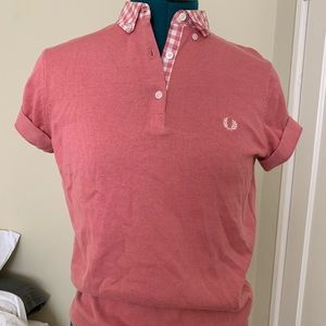 Fred Perry pink polo size 4